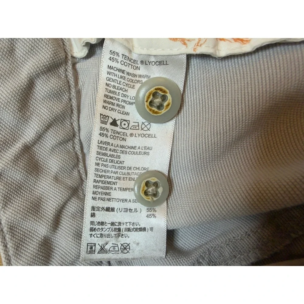 Tommy Bahama Cargo Shorts Mens 32 Grey Good Relax Utility Island Tropical